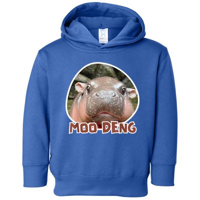 Moo Deng Pygmy Hippopotamus Funny Meme Toddler Hoodie