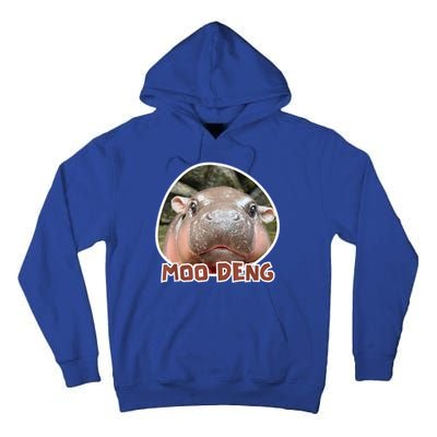 Moo Deng Pygmy Hippopotamus Funny Meme Tall Hoodie