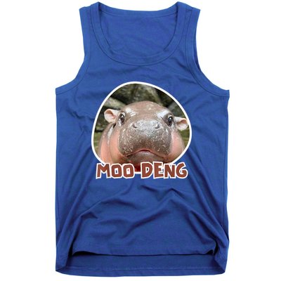 Moo Deng Pygmy Hippopotamus Funny Meme Tank Top