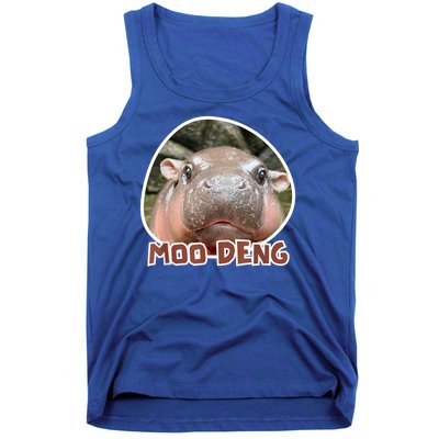 Moo Deng Pygmy Hippopotamus Funny Meme Tank Top