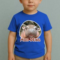 Moo Deng Pygmy Hippopotamus Funny Meme Toddler T-Shirt
