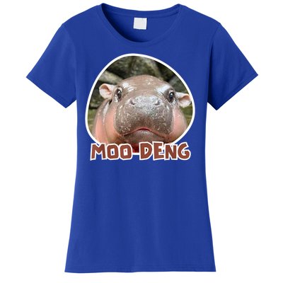 Moo Deng Pygmy Hippopotamus Funny Meme Women's T-Shirt