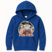 Moo Deng Pygmy Hippopotamus Funny Meme Kids Hoodie