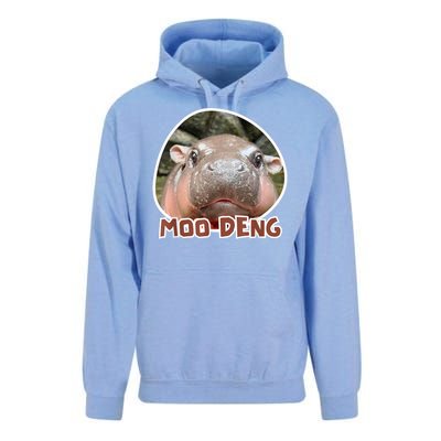 Moo Deng Pygmy Hippopotamus Funny Meme Unisex Surf Hoodie