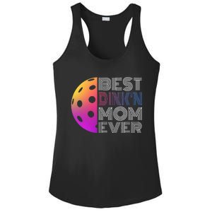 MotherS Day Pickleball Best DinkN Mom Ever Ladies PosiCharge Competitor Racerback Tank