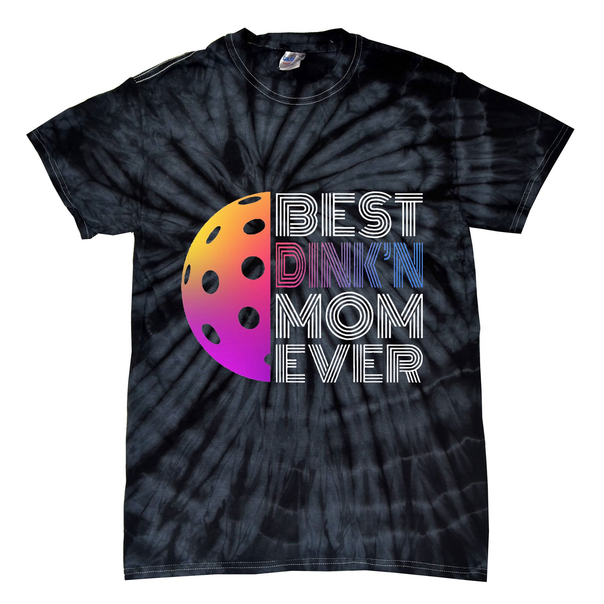 MotherS Day Pickleball Best DinkN Mom Ever Tie-Dye T-Shirt