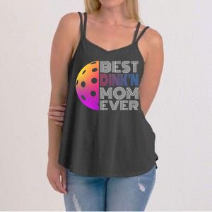 MotherS Day Pickleball Best DinkN Mom Ever Women's Strappy Tank