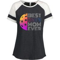 MotherS Day Pickleball Best DinkN Mom Ever Enza Ladies Jersey Colorblock Tee