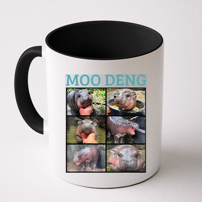 Moo Deng Picture Meme Funny Hippo Mug