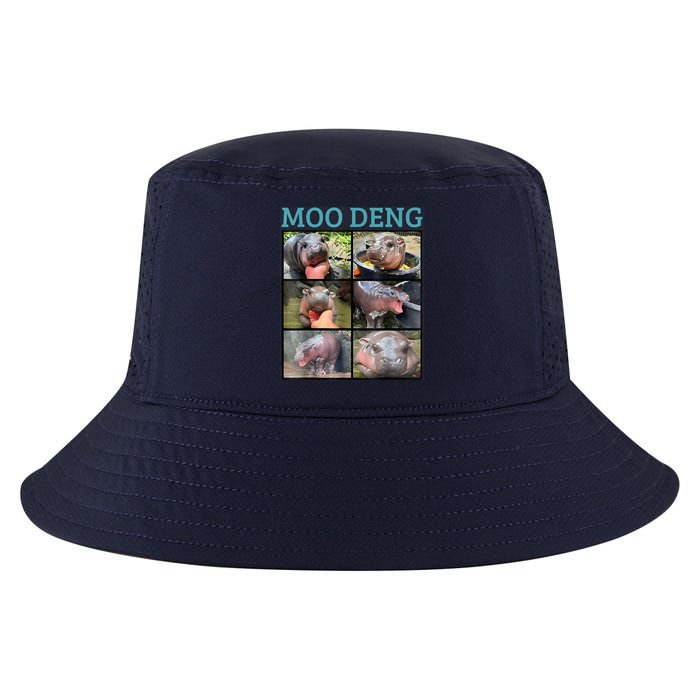 Moo Deng Picture Meme Funny Hippo Cool Comfort Performance Bucket Hat