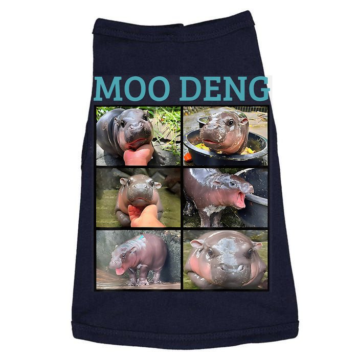 Moo Deng Picture Meme Funny Hippo Doggie Tank