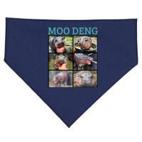 Moo Deng Picture Meme Funny Hippo USA-Made Doggie Bandana