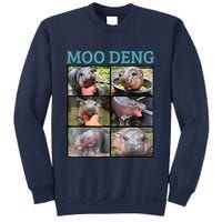 Moo Deng Picture Meme Funny Hippo Sweatshirt