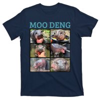 Moo Deng Picture Meme Funny Hippo T-Shirt