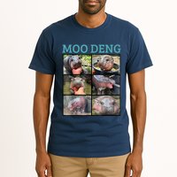 Moo Deng Picture Meme Funny Hippo Tall T-Shirt