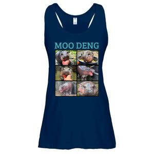 Moo Deng Picture Meme Funny Hippo Ladies Essential Flowy Tank