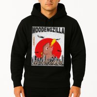 Moo Deng Pygmy Hippopotamus Funny Moodengzilla Hoodie