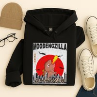 Moo Deng Pygmy Hippopotamus Funny Moodengzilla Hoodie