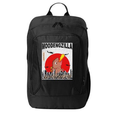 Moo Deng Pygmy Hippopotamus Funny Moodengzilla City Backpack