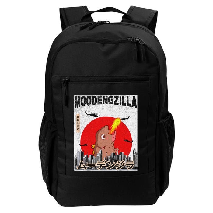 Moo Deng Pygmy Hippopotamus Funny Moodengzilla Backpack