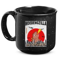 Moo Deng Pygmy Hippopotamus Funny Moodengzilla 15oz Campfire Ceramic Mug