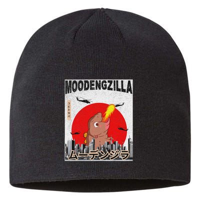 Moo Deng Pygmy Hippopotamus Funny Moodengzilla Sustainable Beanie