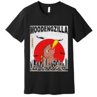 Moo Deng Pygmy Hippopotamus Funny Moodengzilla Premium T-Shirt