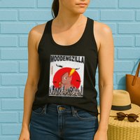 Moo Deng Pygmy Hippopotamus Funny Moodengzilla Womens Tank Top