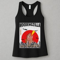Moo Deng Pygmy Hippopotamus Funny Moodengzilla Womens Tank Top