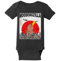 Moo Deng Pygmy Hippopotamus Funny Moodengzilla Baby Bodysuit