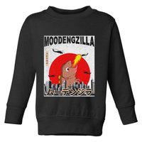 Moo Deng Pygmy Hippopotamus Funny Moodengzilla Toddler Sweatshirt