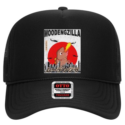 Moo Deng Pygmy Hippopotamus Funny Moodengzilla Trucker Hat