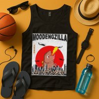 Moo Deng Pygmy Hippopotamus Funny Moodengzilla Tank Top