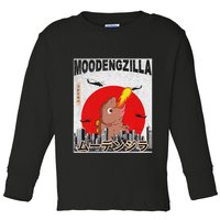 Moo Deng Pygmy Hippopotamus Funny Moodengzilla Toddler Long Sleeve Shirt