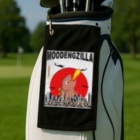 Moo Deng Pygmy Hippopotamus Funny Moodengzilla Golf Towel
