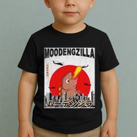 Moo Deng Pygmy Hippopotamus Funny Moodengzilla Toddler T-Shirt