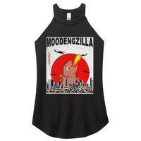 Moo Deng Pygmy Hippopotamus Funny Moodengzilla Women's Perfect Tri Rocker Tank