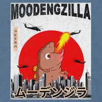 Moo Deng Pygmy Hippopotamus Funny Moodengzilla Garment-Dyed Sweatshirt