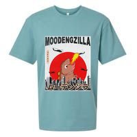 Moo Deng Pygmy Hippopotamus Funny Moodengzilla Sueded Cloud Jersey T-Shirt