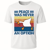 Murder Duck Peace Was Never An Option Duck With Knife Meme Performance Shirt
