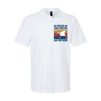 Murder Duck Peace Was Never An Option Duck With Knife Meme Softstyle Adult Sport Polo