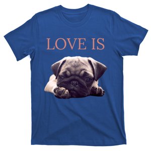 Mothers Day Pug Gift Pug Mom Life Love Dog T-Shirt