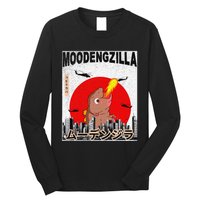 Moo Deng Pygmy Hippopotamus Funny Moodengzilla Gift Long Sleeve Shirt