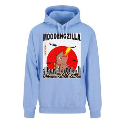 Moo Deng Pygmy Hippopotamus Funny Moodengzilla Gift Unisex Surf Hoodie