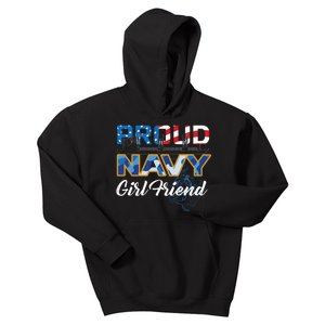 Memorial Day Proud Nav'y GirlFriend Kids Hoodie