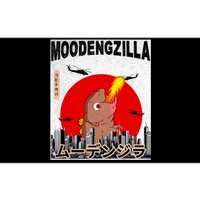 Moo Deng Pygmy Hippopotamus Funny Moodengzilla Bumper Sticker