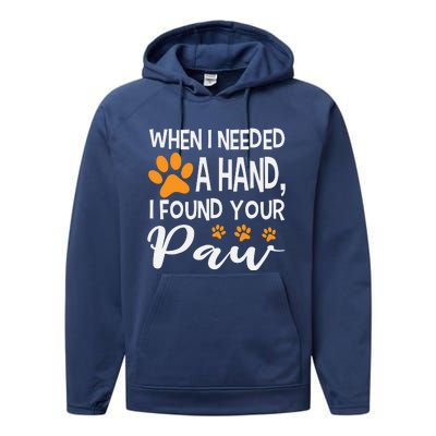 Motivational Dog Quotes Dog Paw Print Dog Lover Dog Slogans Performance Fleece Hoodie