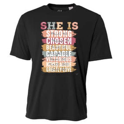 Mother’S Day Quote She Is Mom Cooling Performance Crew T-Shirt