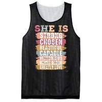 Mother’S Day Quote She Is Mom Mesh Reversible Basketball Jersey Tank