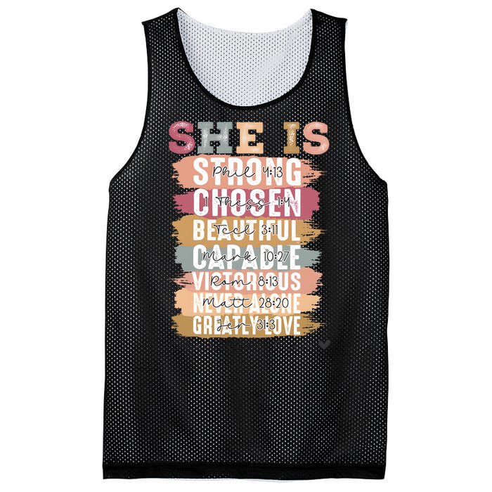 Mother’S Day Quote She Is Mom Mesh Reversible Basketball Jersey Tank